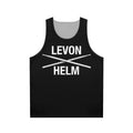 Levon Helm unisex tank top with drummer and band logo