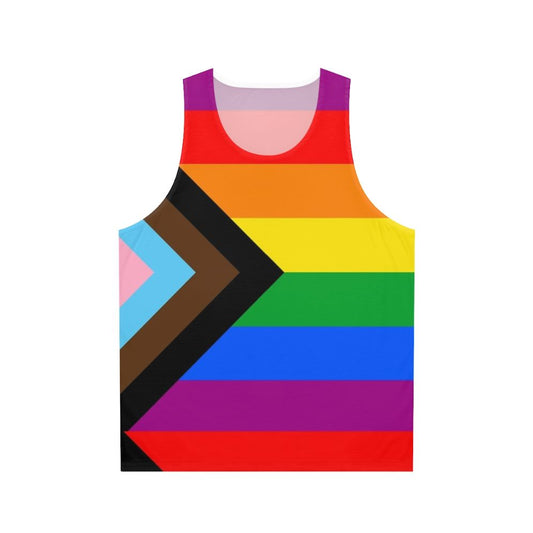Unisex LGBTQ Progress Pride Flag Tank Top