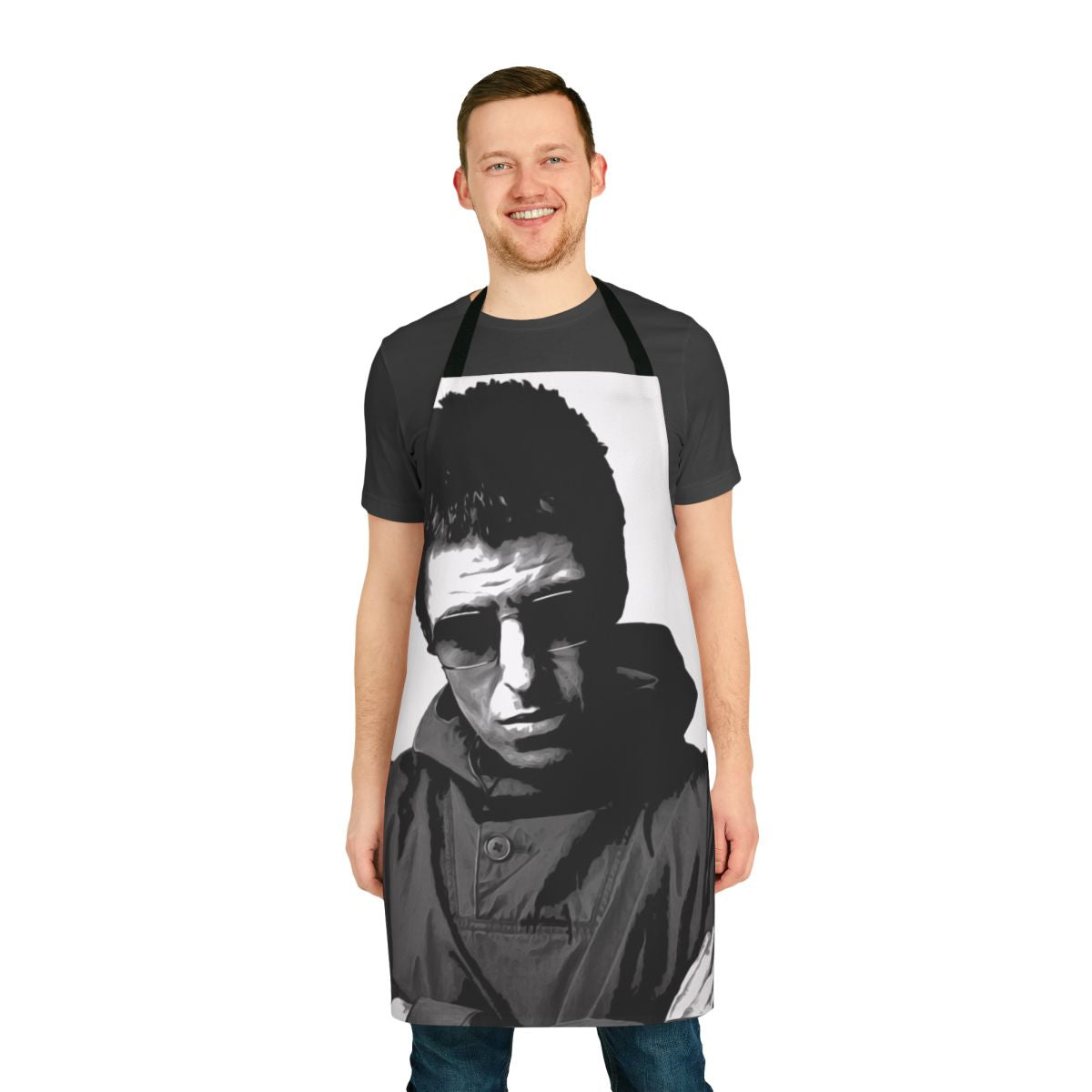 Liam Gallagher inspired 3-piece apron set for music enthusiasts