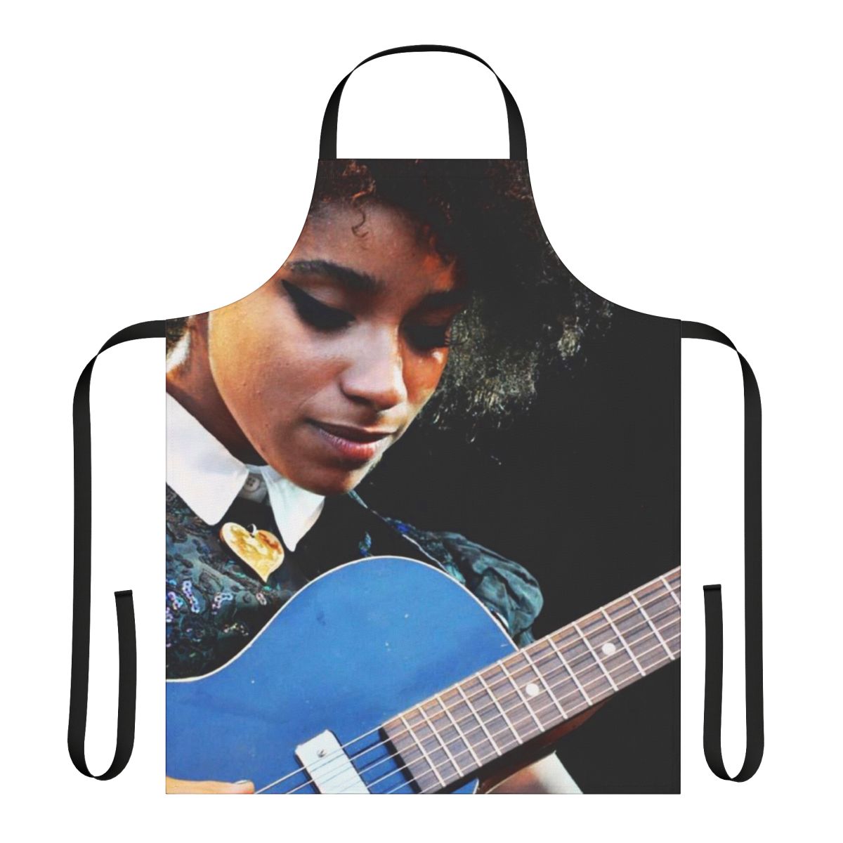 Lianne La Havas Inspired Apron with Musical Motifs