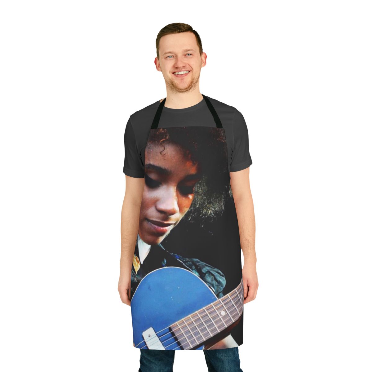 Lianne La Havas Inspired Apron with Musical Motifs