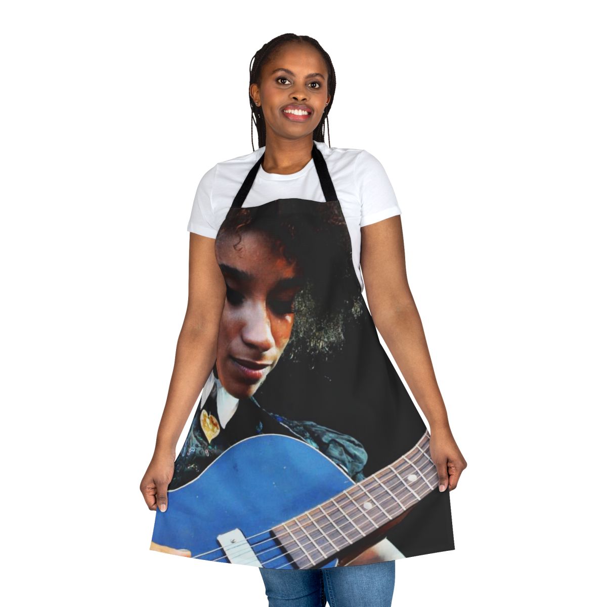 Lianne La Havas Inspired Apron with Musical Motifs