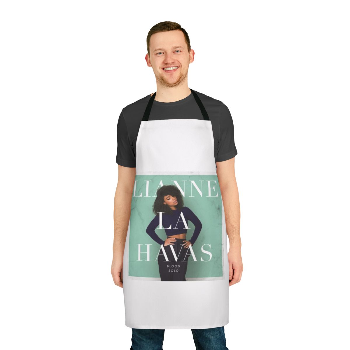Lianne La Havas-inspired apron for music enthusiasts and fans