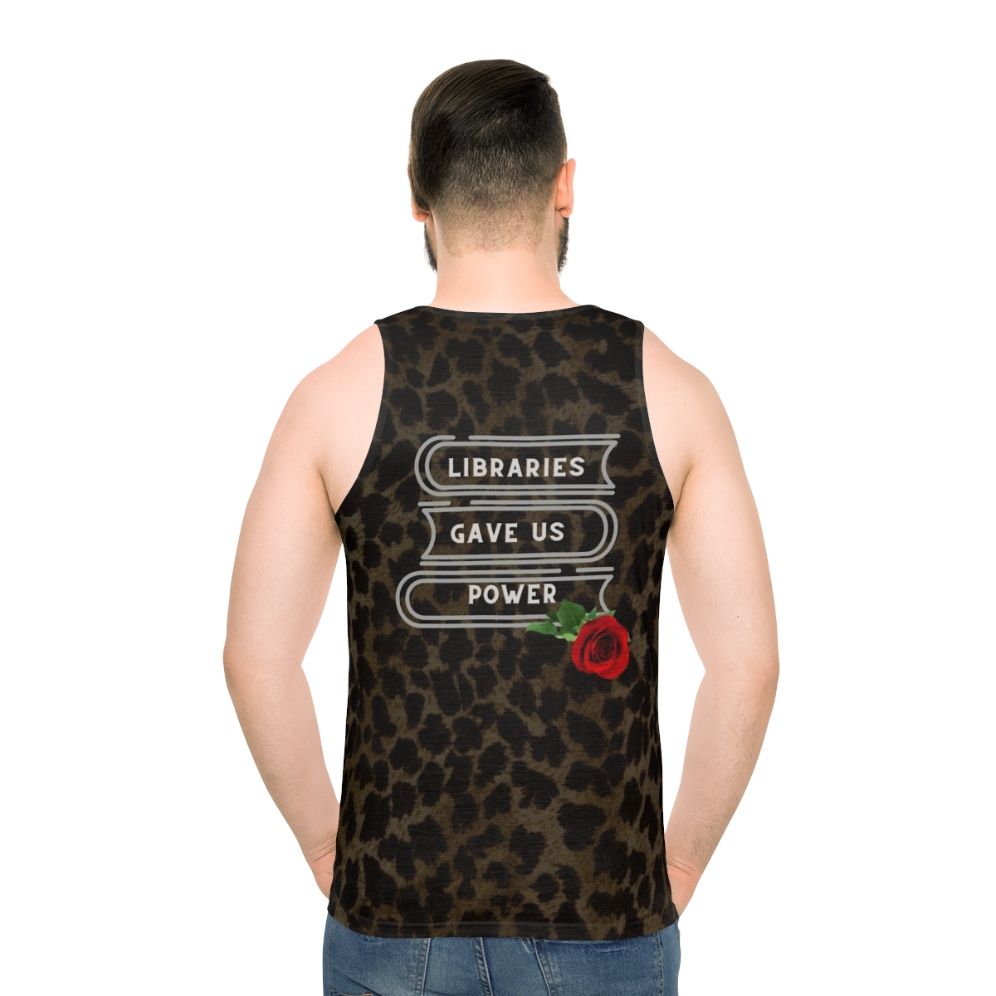 "Libraries Gave Us Power" Unisex Vintage Book Lover Tank Top