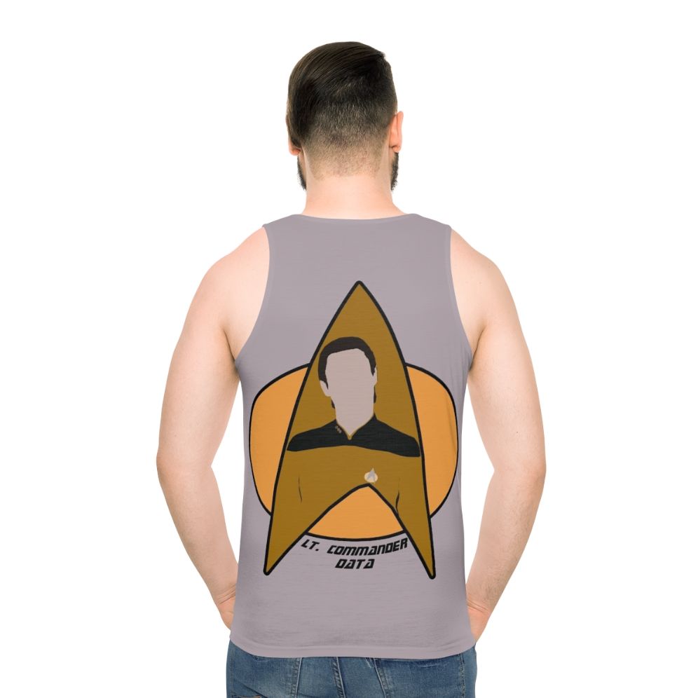 Lt. Commander Data from Star Trek The Next Generation Unisex Tank Top