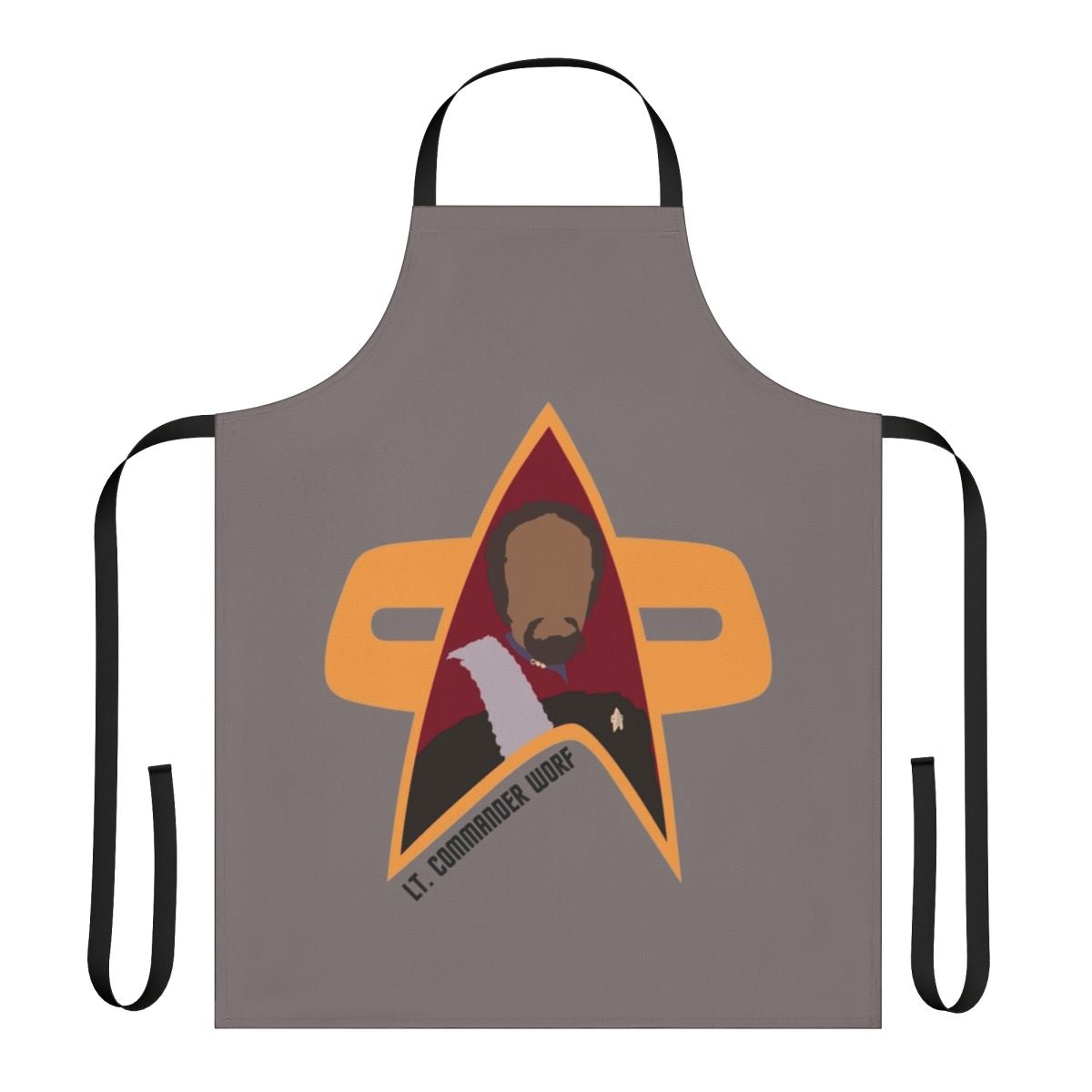 Lieutenant Commander Worf inspired Klingon-style apron for Star Trek DS9 fans