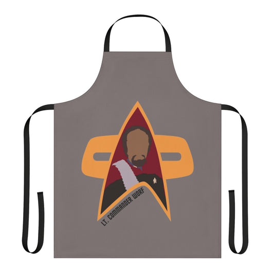 Lieutenant Commander Worf inspired Klingon-style apron for Star Trek DS9 fans