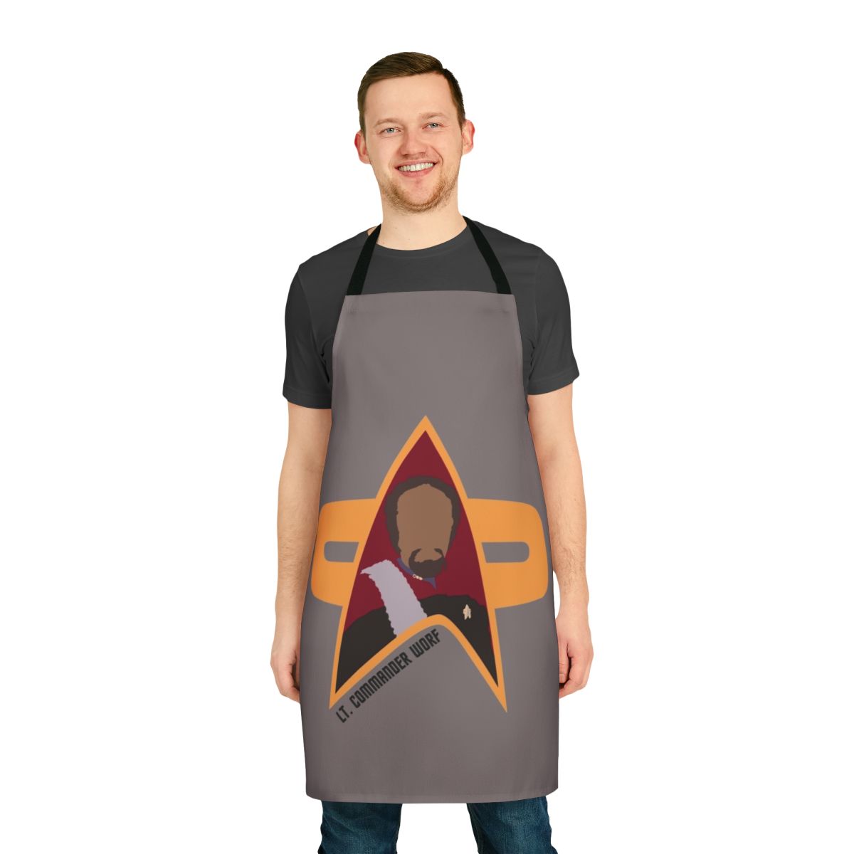 Lieutenant Commander Worf inspired Klingon-style apron for Star Trek DS9 fans
