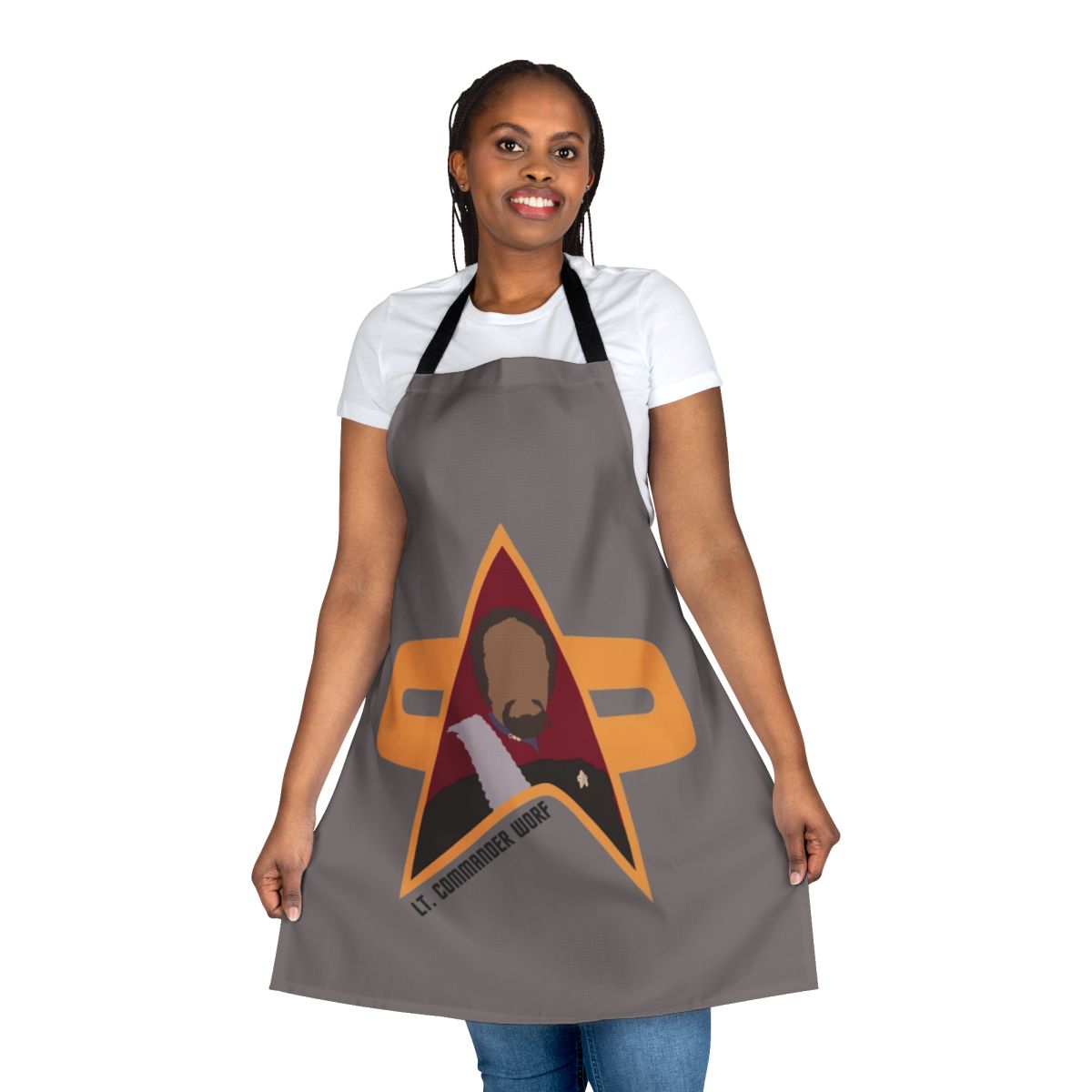 Lieutenant Commander Worf inspired Klingon-style apron for Star Trek DS9 fans