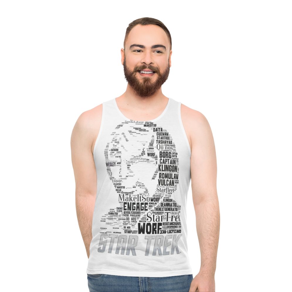 Lieutenant Worf Star Trek Next Generation Unisex Tank Top
