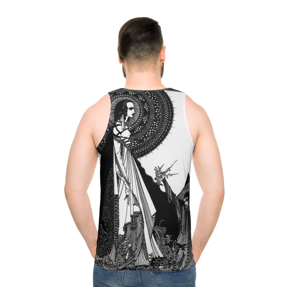 Unisex tank top featuring Ligeia artwork by Harry Clarke for Edgar Allan Poe