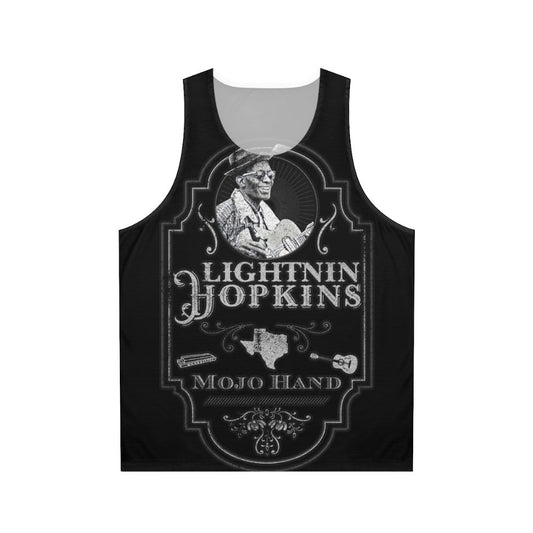 Lightnin Hopkins Tribute Unisex Blues Music Tank Top