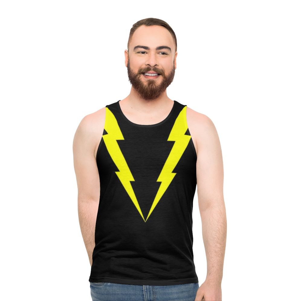 Lightning bolt unisex tank top