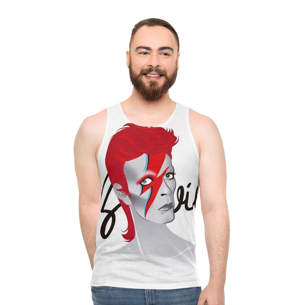 Lightning Unisex Tank Top featuring Alejandro Mogolloart's Pop Art Design