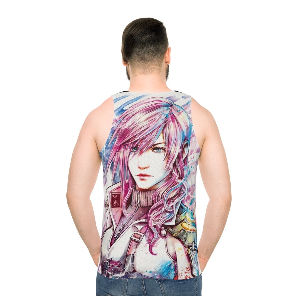 Lightning inspired unisex tank top