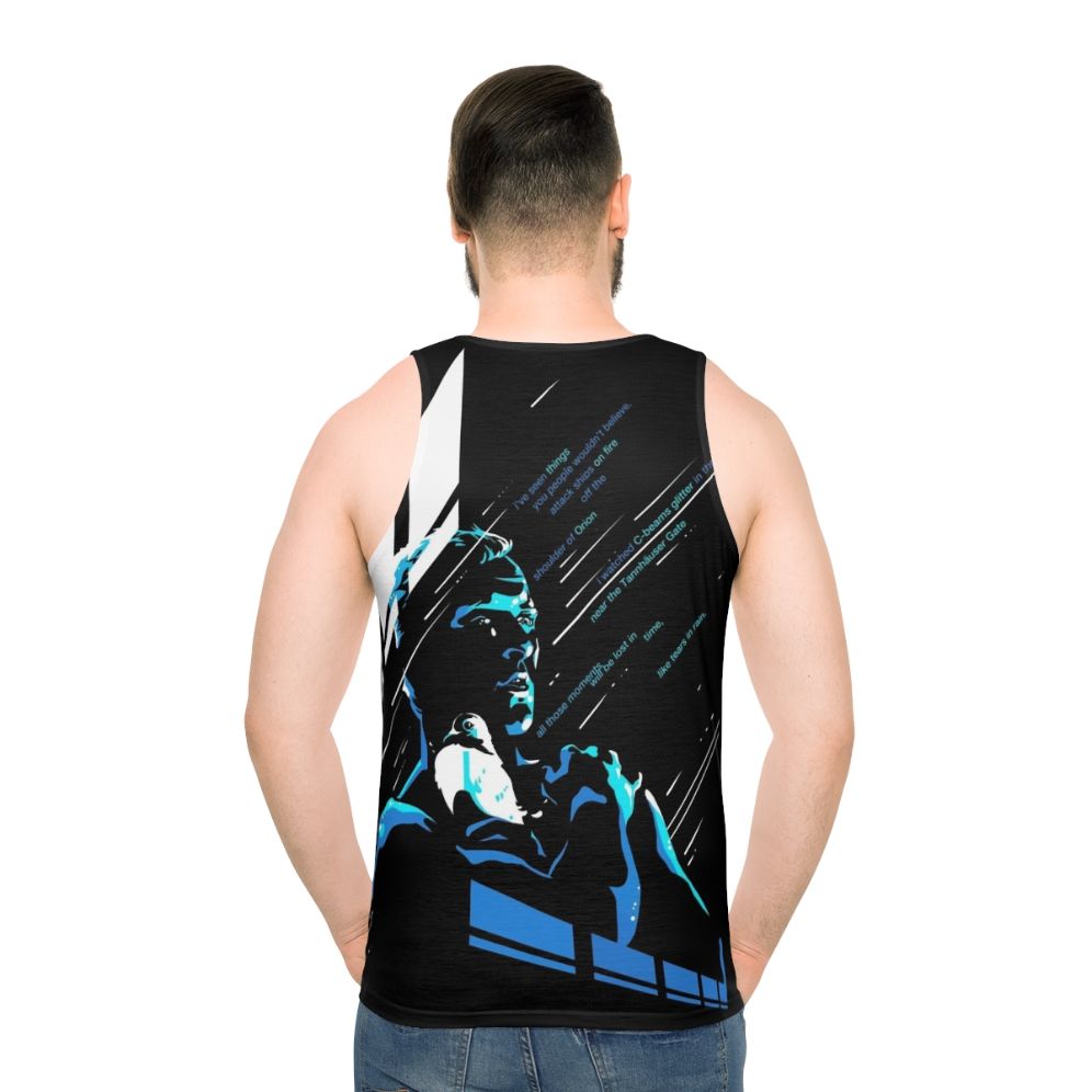 Blade Runner "Like Tears in Rain" Unisex Sci-Fi Tank Top