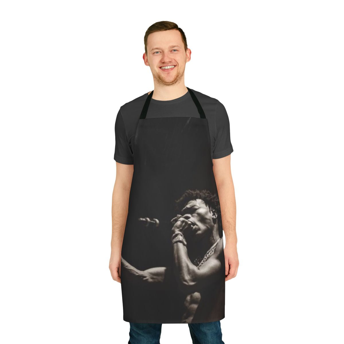 Lil Baby Inspired Street Gossip Themed Apron with Hip Hop Fashion Design