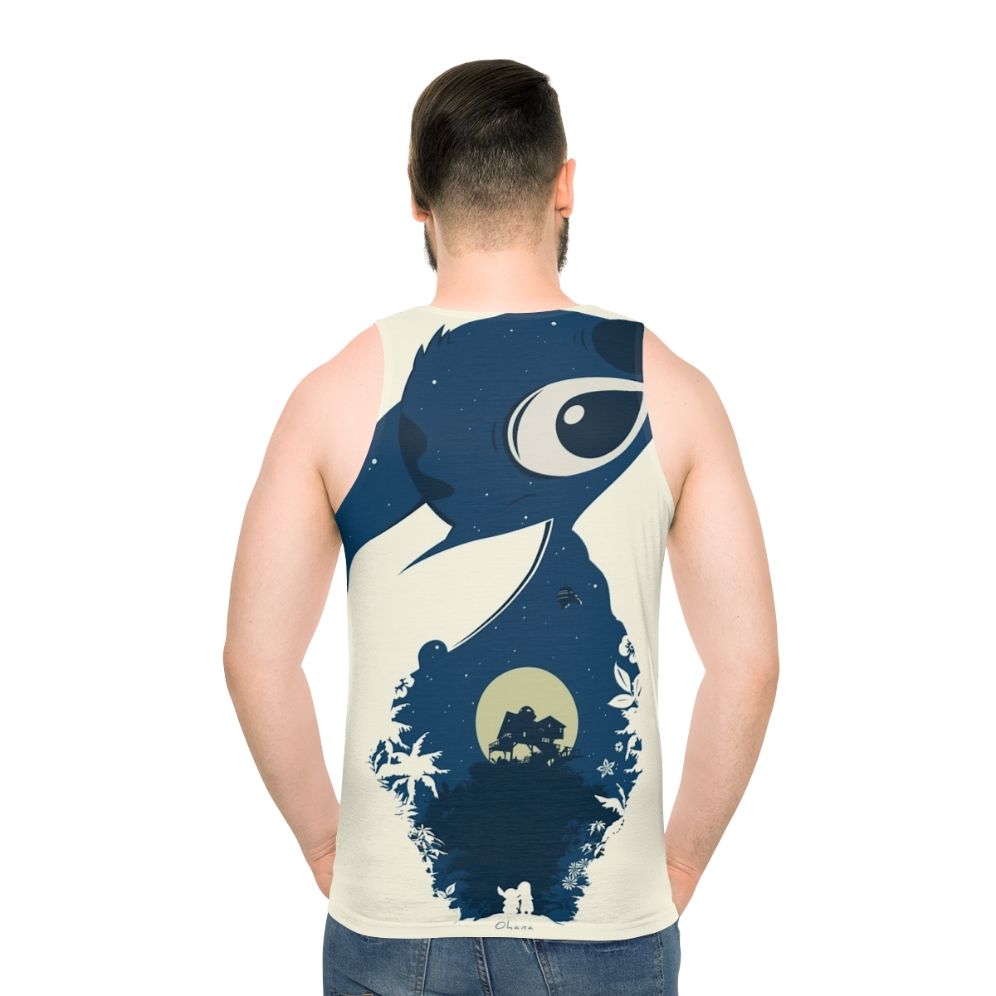 Lilo and Stitch unisex tank top with Hawaiian design