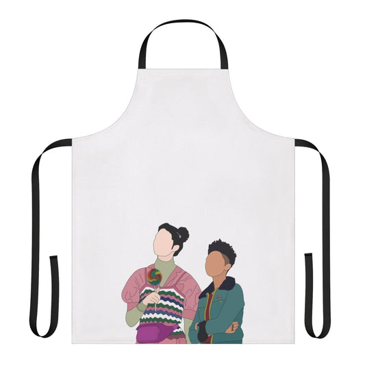 Lily and Ola Themed Apron with Sex Education TV Show Branding