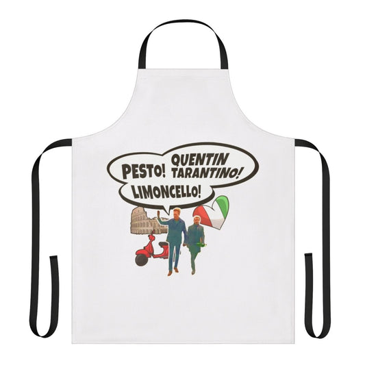 Limoncello-inspired apron with Conan O'Brien-themed design