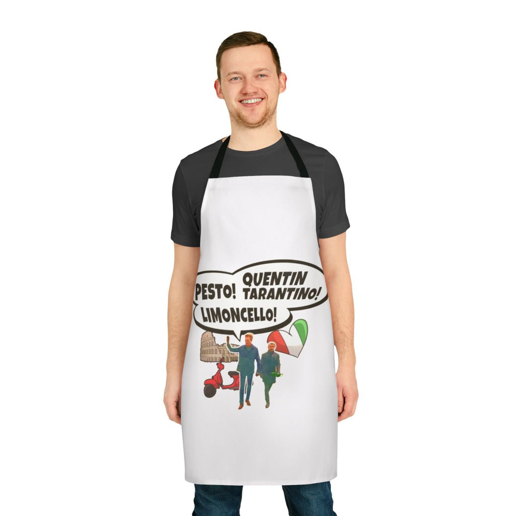 Limoncello-inspired apron with Conan O'Brien-themed design