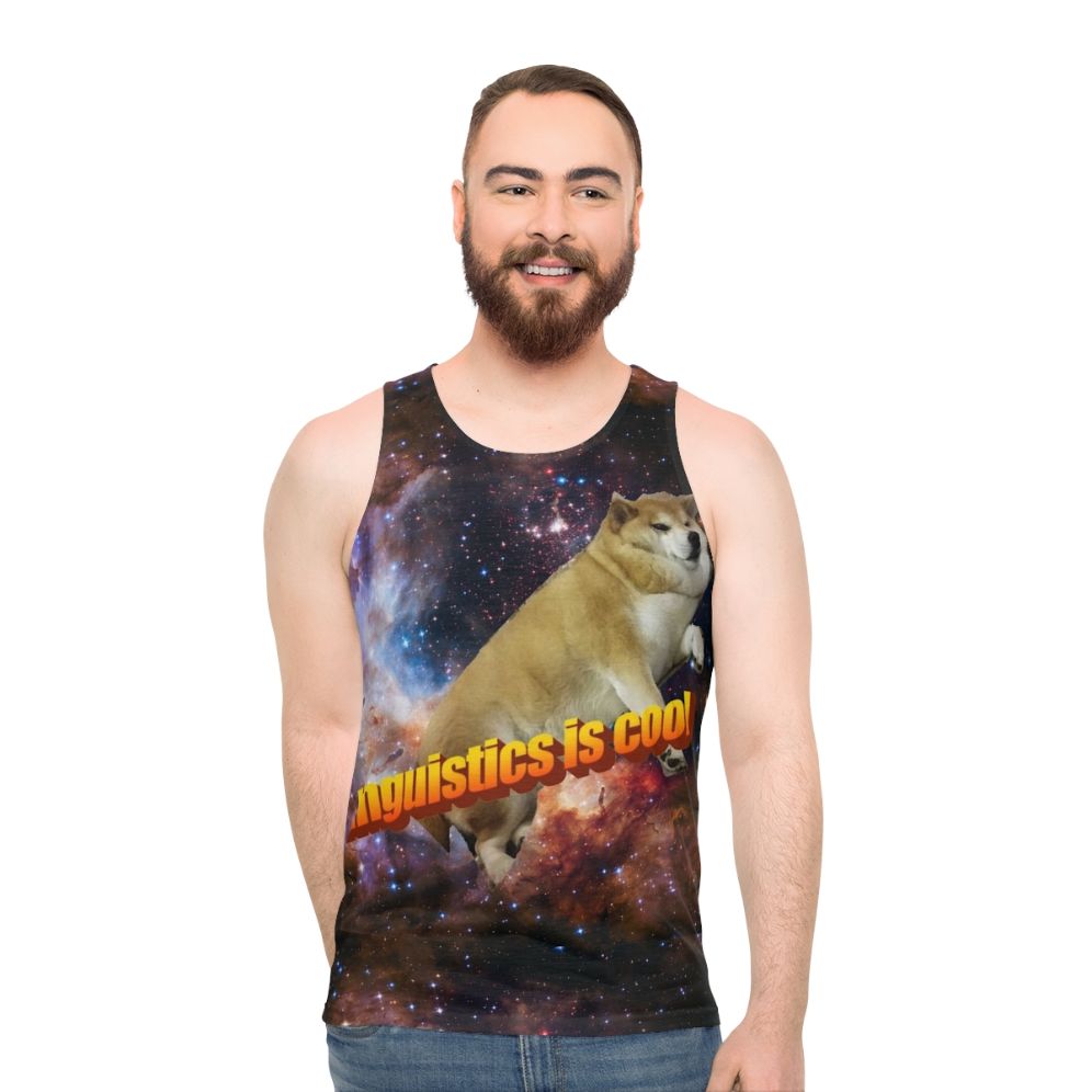 Linguistics Doggo Aesthetic Unisex Tank Top