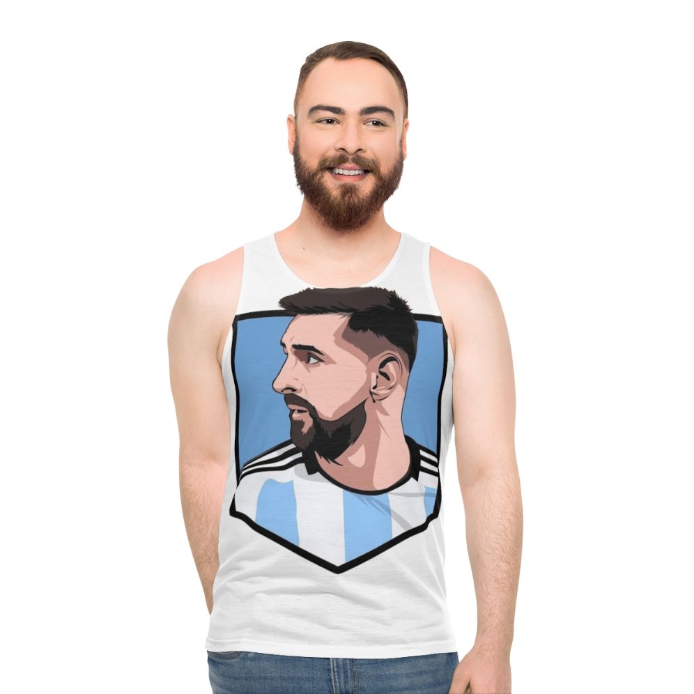 Lionel Messi Argentina National Team Soccer Jersey Tank Top