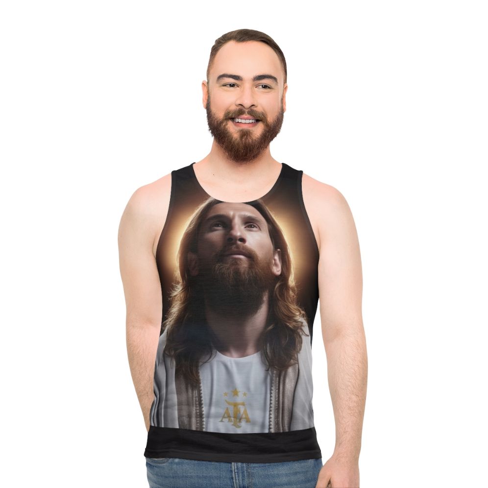 Lionel Messi Messiah Unisex Sports Tank Top
