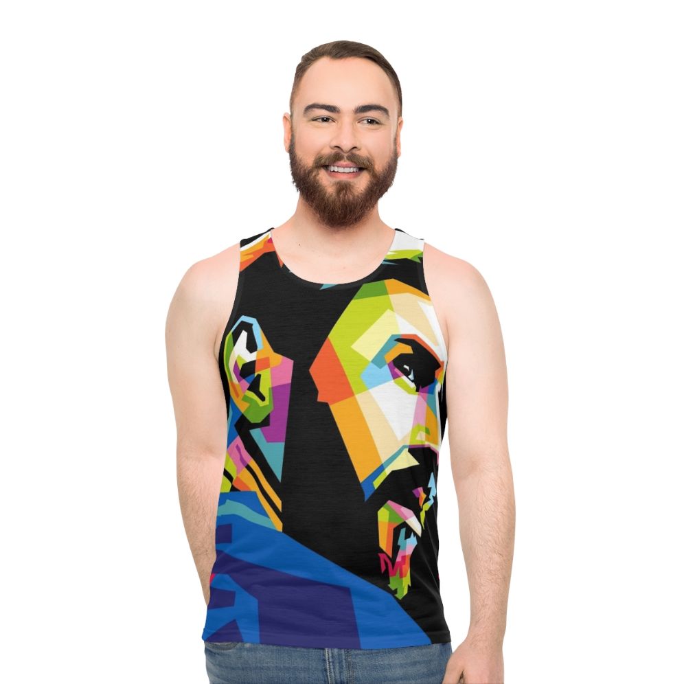 Lionel Messi WPAP Art Unisex Tank Top