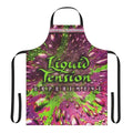 Liquid Tension Experiment-themed apron with the band's logo and members