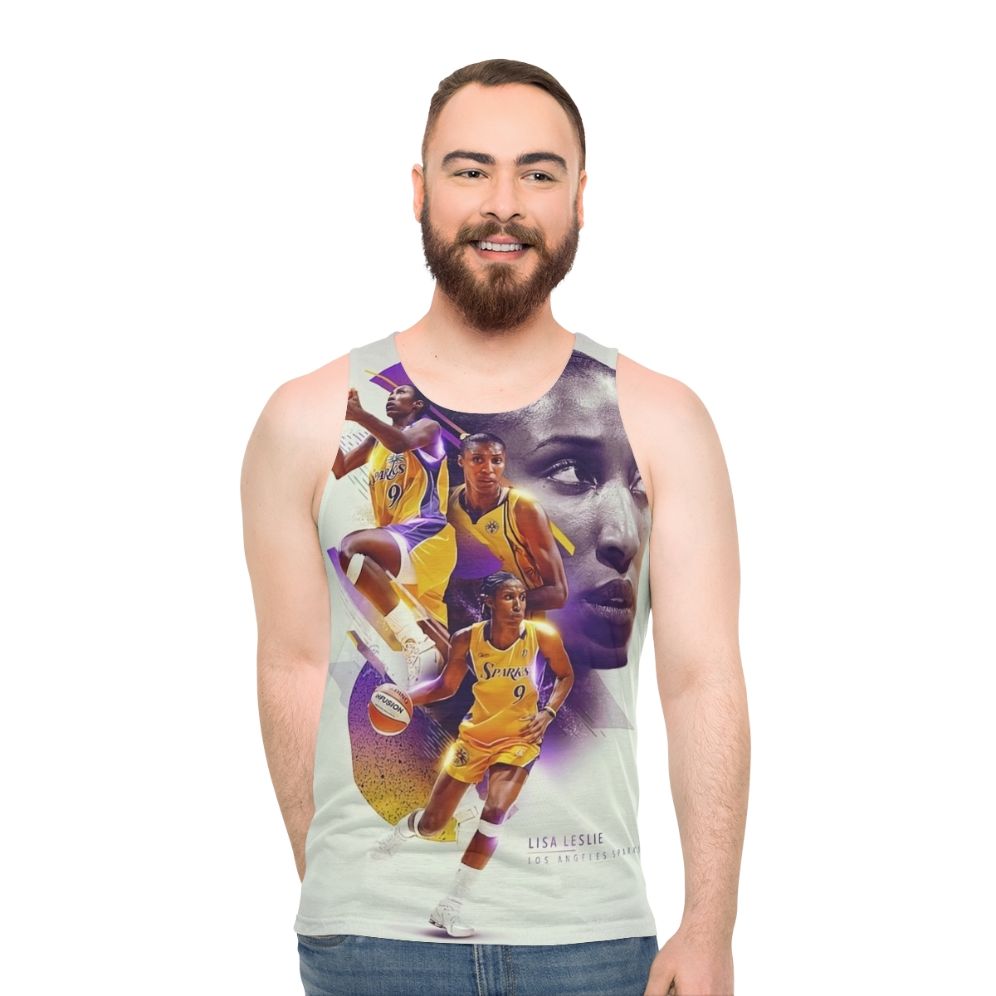 Lisa Leslie Unisex Basketball Tank Top