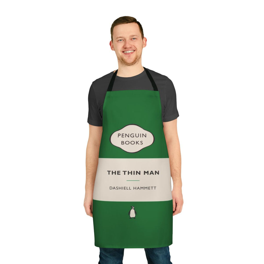 Penguin classic-inspired apron featuring The Thin Man book cover design