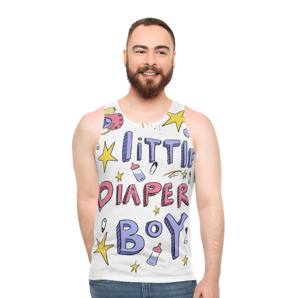 Little Diaper Boy ABDL Unisex Tank Top