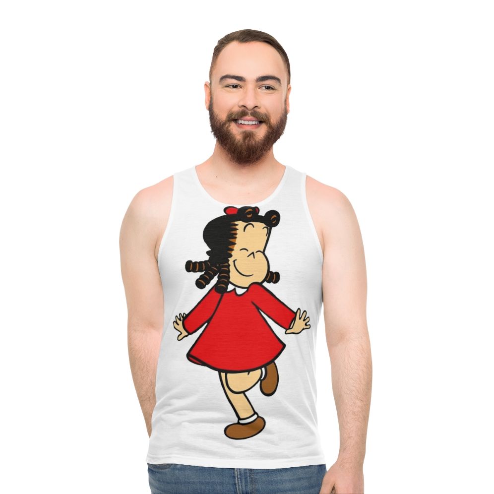 Little Lulu Unisex Cartoon Character Tank Top
