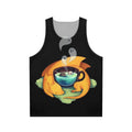A cute pumpkin dragon unisex tank top