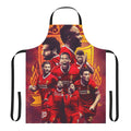 A high-quality apron featuring the Liverpool FC squad, including stars like Mohamed Salah, Sadio Mane, Roberto Firmino, and Virgil van Dijk.