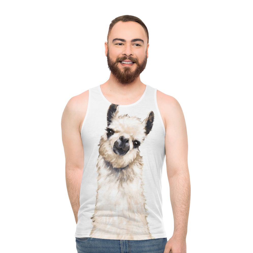 Llama Unisex Tank Top