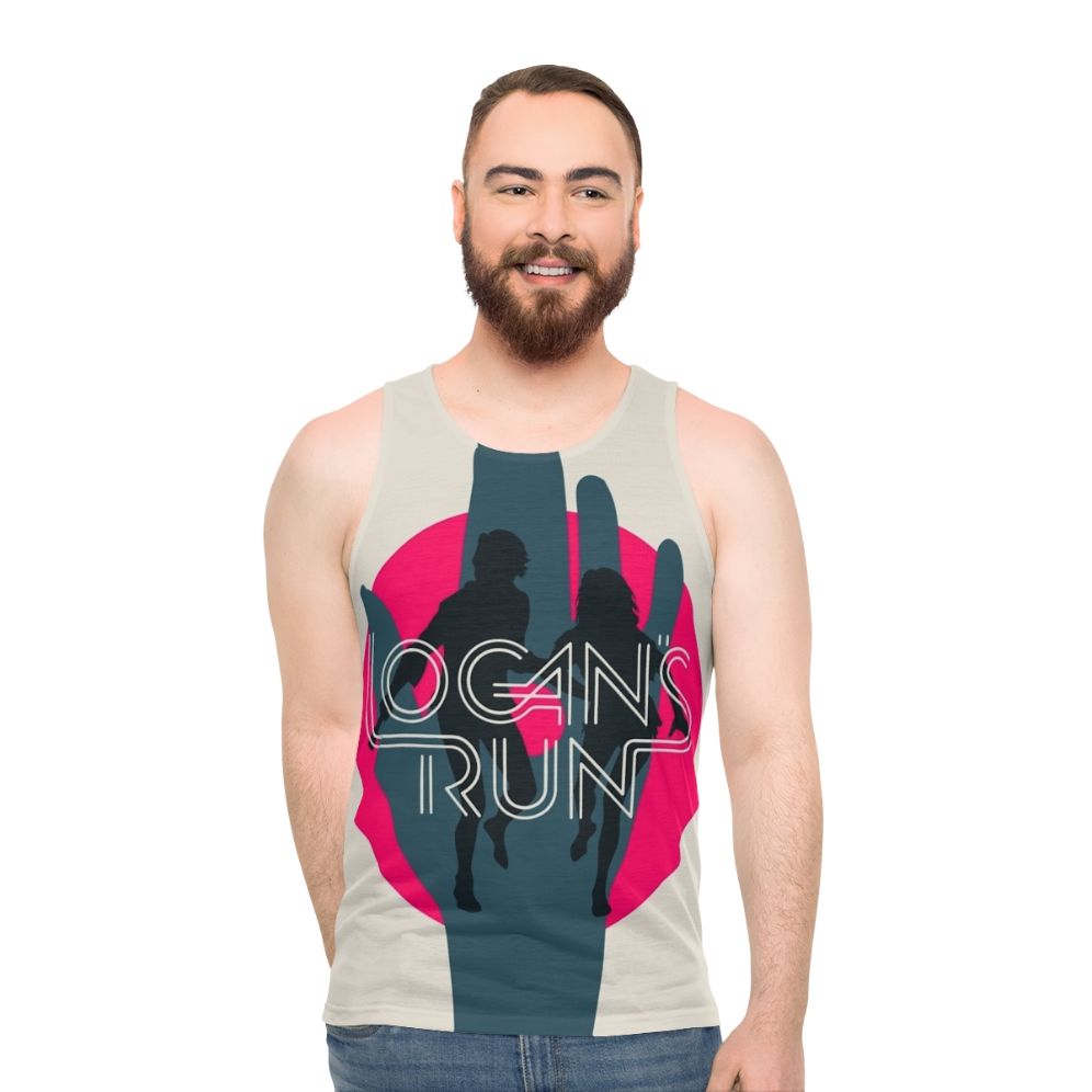 Logan's Run 1970s Sci-Fi Unisex Tank Top
