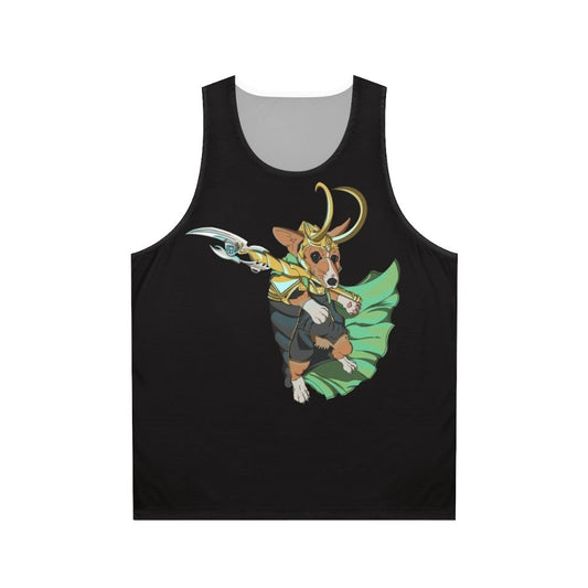 Loki Corgi Asgard Unisex Tank Top