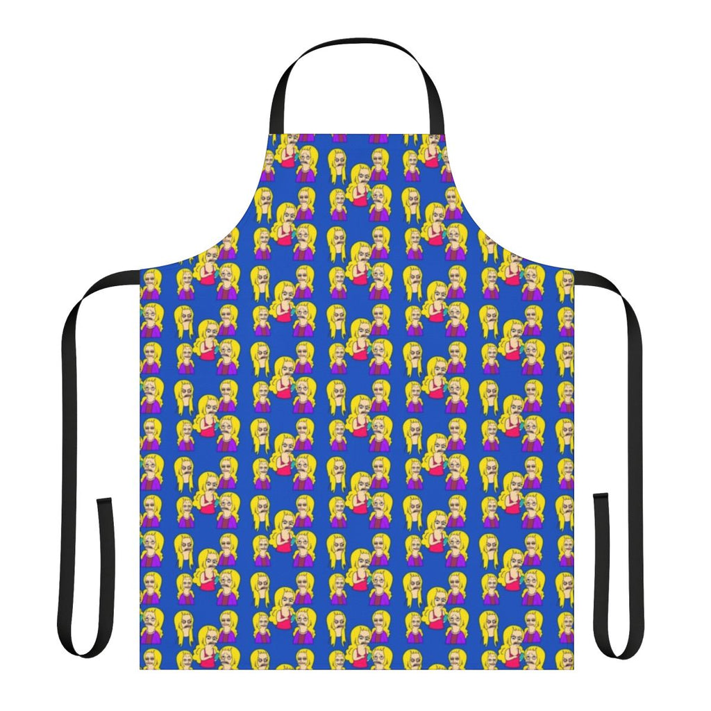 Colorful illustration of Lola from the Netflix animated series Big Mouth, printed on a high-quality apron.
