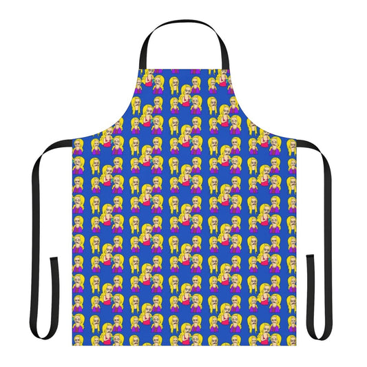 Colorful illustration of Lola from the Netflix animated series Big Mouth, printed on a high-quality apron.