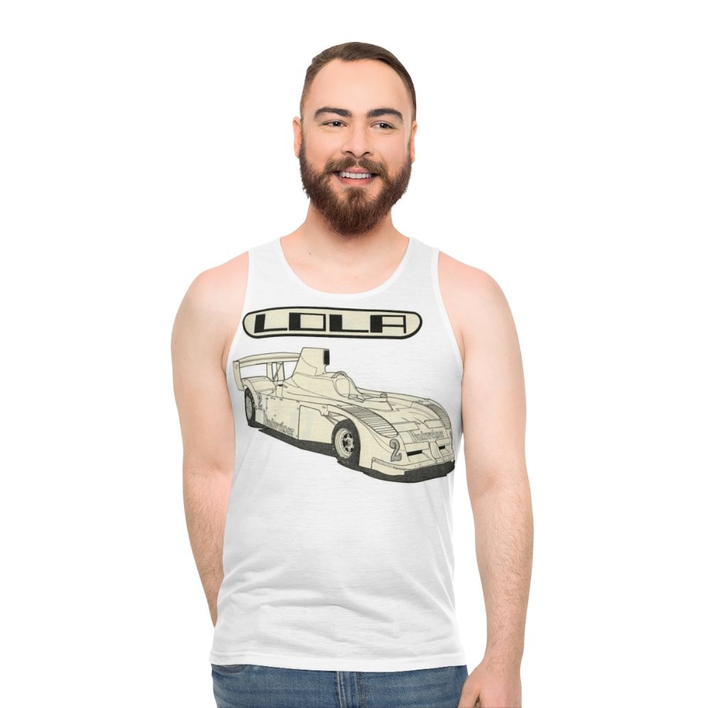 Lola World Class Road Racer Unisex Tank Top