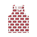 London red double decker bus pattern unisex tank top