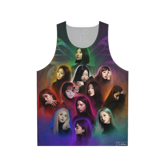 Loona butterfly fanart kpop unisex tank top