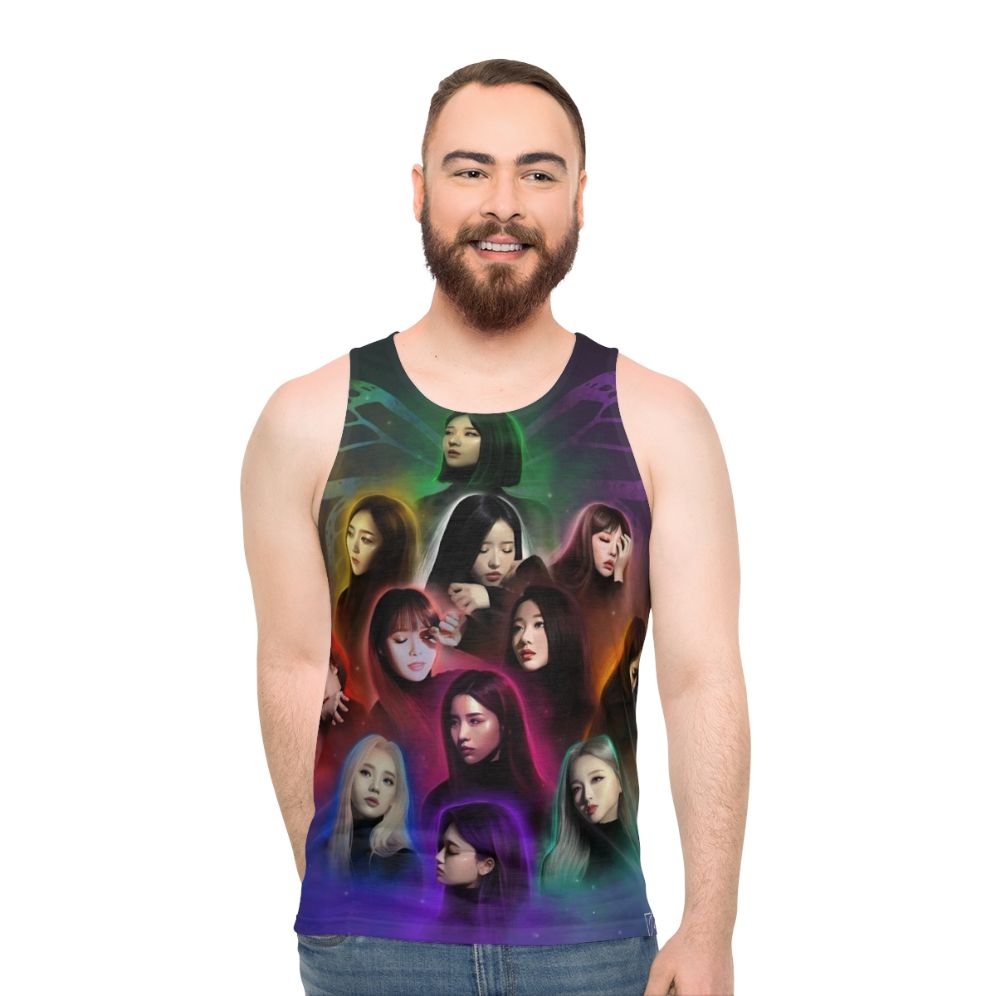 Loona butterfly fanart kpop unisex tank top