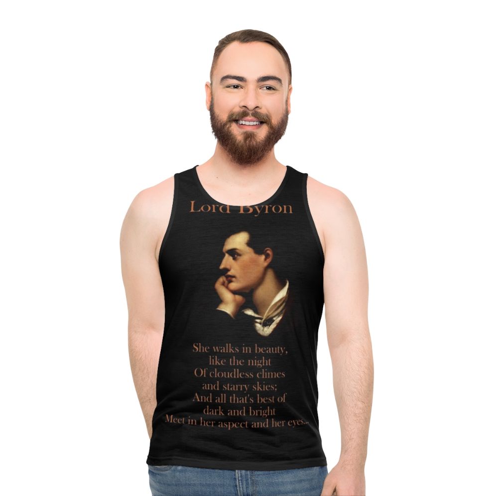 Lord Byron "She Walks in Beauty" Unisex Tank Top