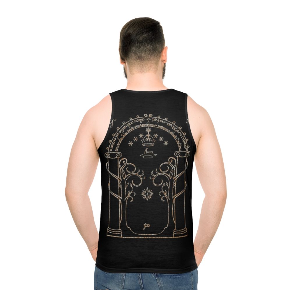 Lord of the Rings Tolkien "Gates of Moria" Unisex Tank Top