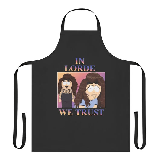 Lorde inspired South Park themed apron with Randy Marsh