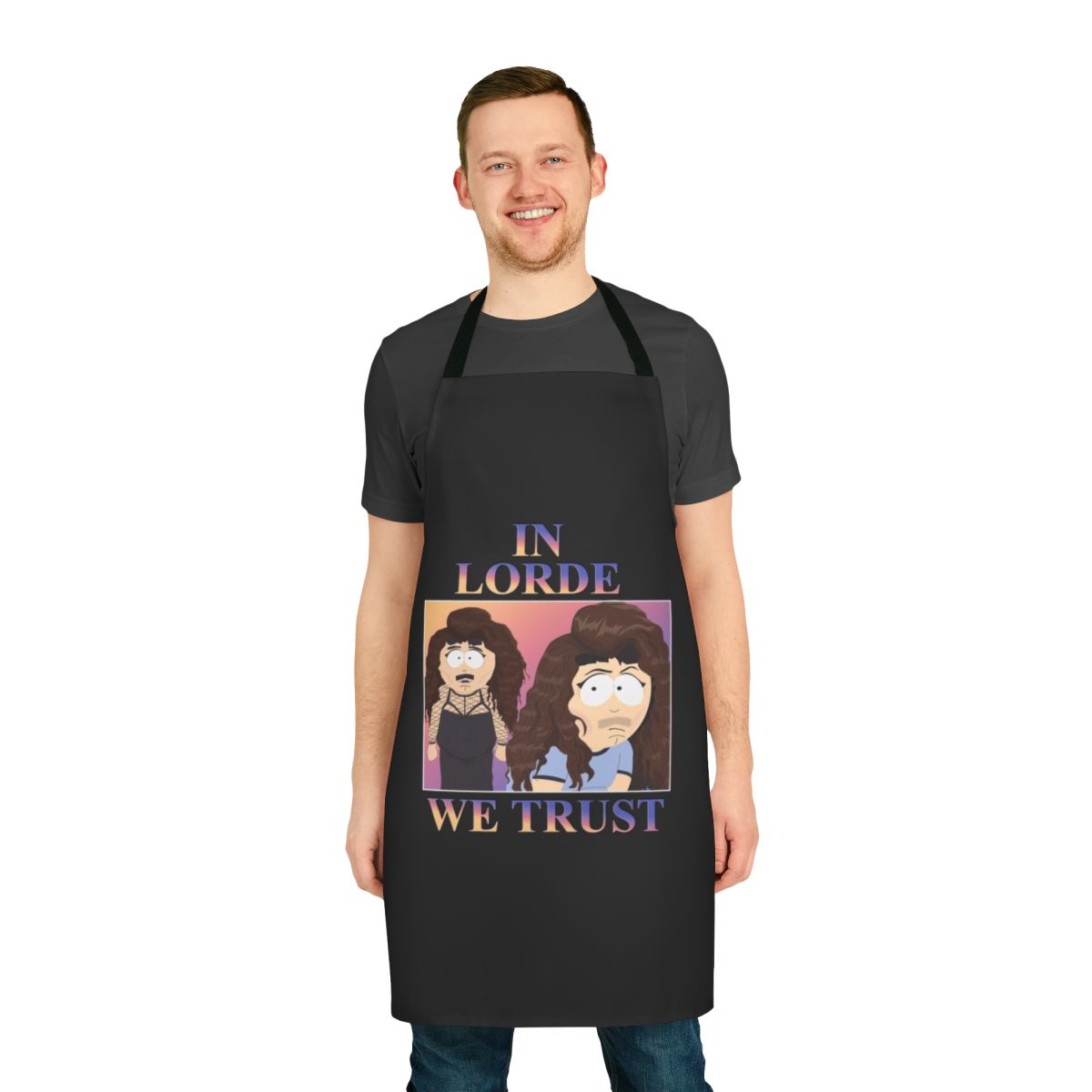 Lorde inspired South Park themed apron with Randy Marsh
