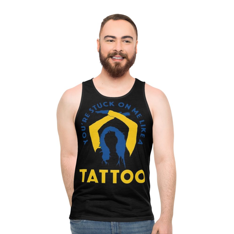 Loreen Eurovision 2023 Unisex Tank Top with Tattoo Design